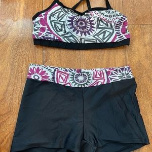 Little girls large cheer gymnastics dance set